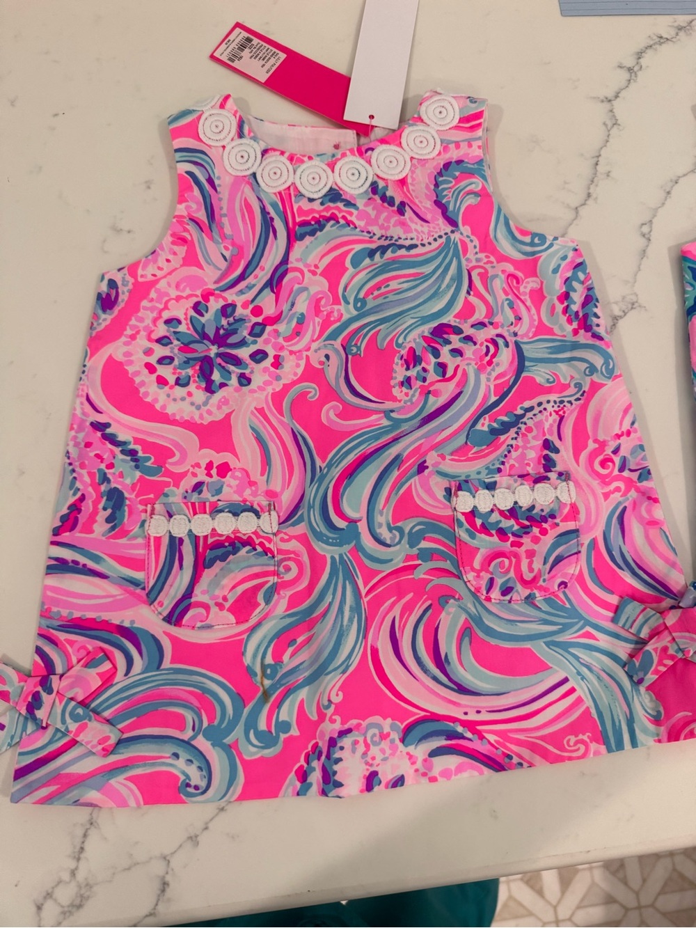 Lilly Pulitzer Prosscco Pink Swirl Sleeveless Dress Top - Lilly Pulitzer NWT!